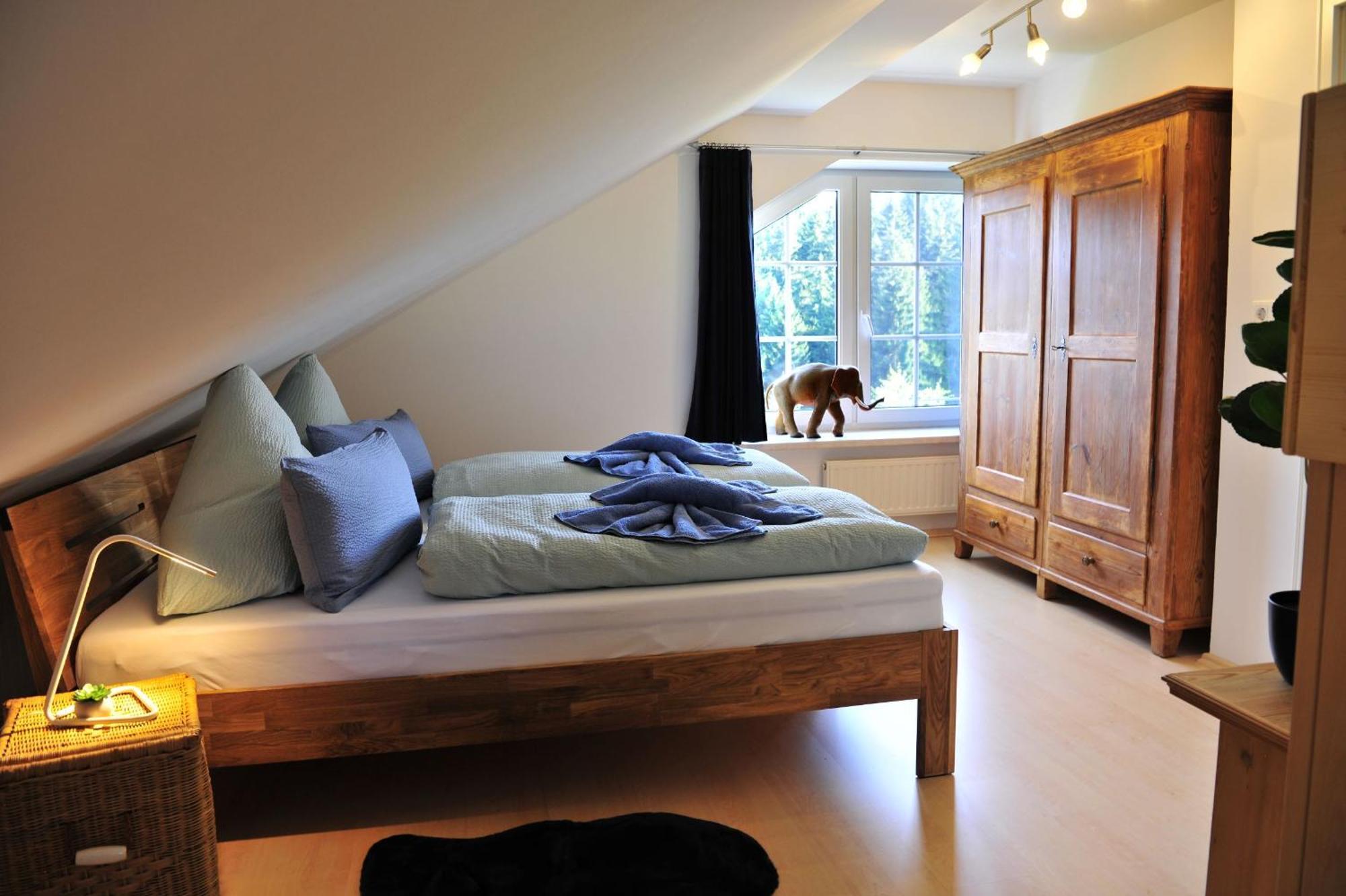 Exklusives Ferienhaus "Waldzauber" Ruhe Und Natur Pur Am Waldrand Geniessen Schoenheide Luaran gambar