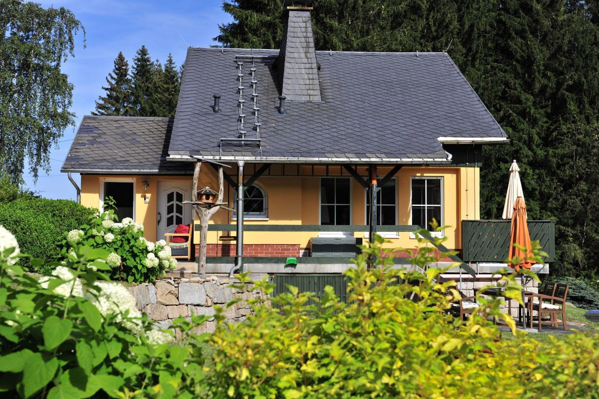 Exklusives Ferienhaus "Waldzauber" Ruhe Und Natur Pur Am Waldrand Geniessen Schoenheide Luaran gambar