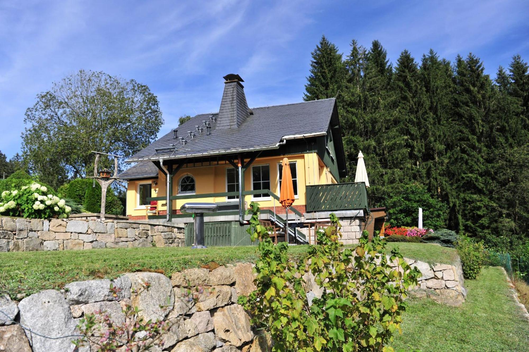 Exklusives Ferienhaus "Waldzauber" Ruhe Und Natur Pur Am Waldrand Geniessen Schoenheide Luaran gambar